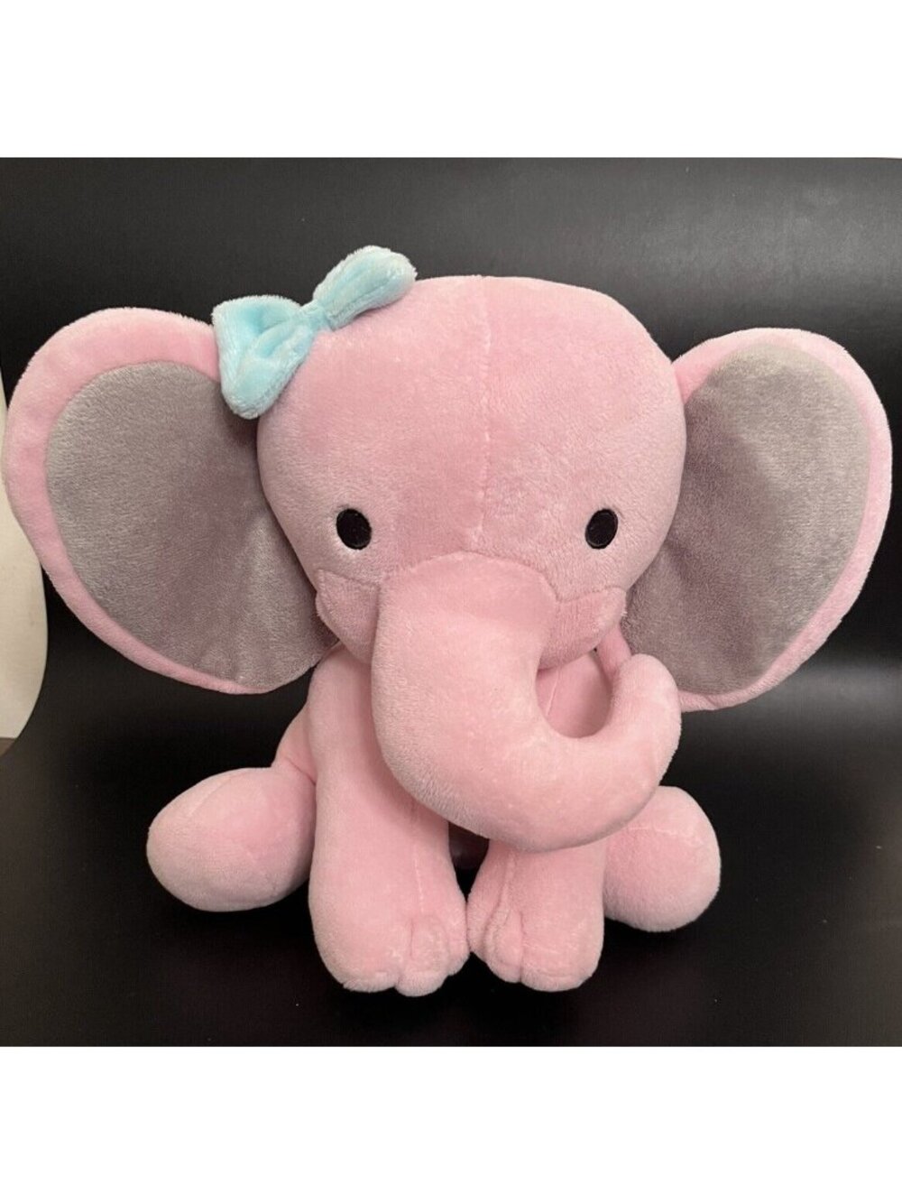 Bedtime Originals Twinkle Toes Hazel the Elephant 8" Pink Plush Stuffed Nursery